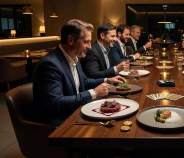 Gastronomický večer s degustačním menu v elegantní restauraci